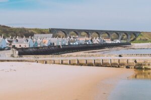 1 Day Moray Coast Tour with Speyside Whisky from Inverness - Findhorn Beach and Harbour Views: classic Moray air and easy walking
