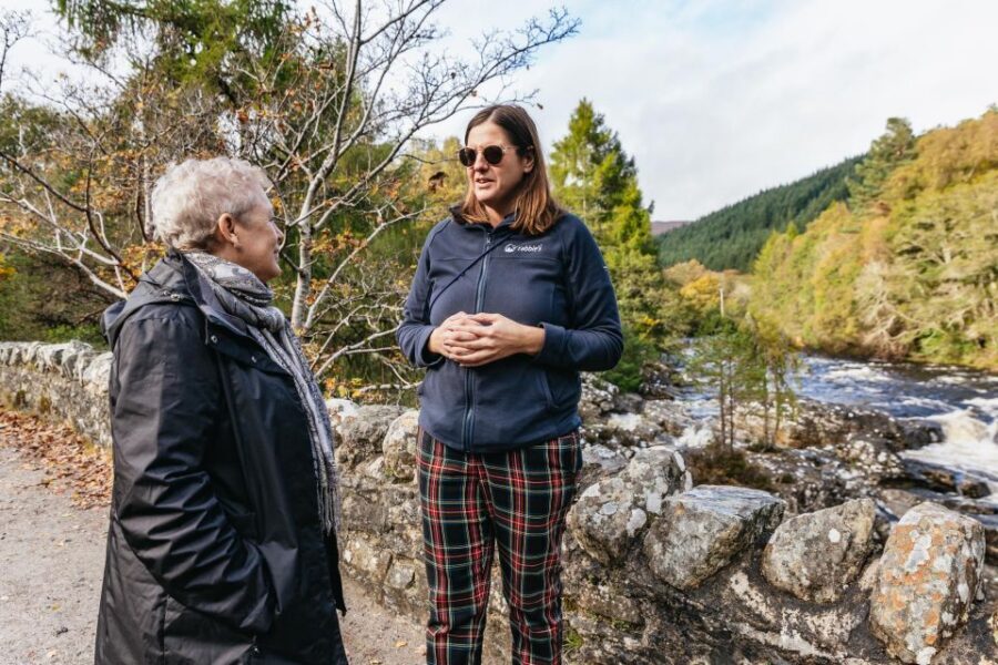 From Inverness: Loch Ness Guided Day Trip - Foyers and the Falls of Foyers: pine woods, a downhill walk, and a Burns connection