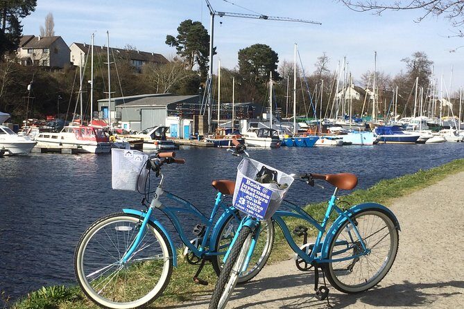 Inverness Bike Tour a 2 hours guided bike tour around the Waterways of Inverness - Getting started at Ness Walk and getting rolling fast