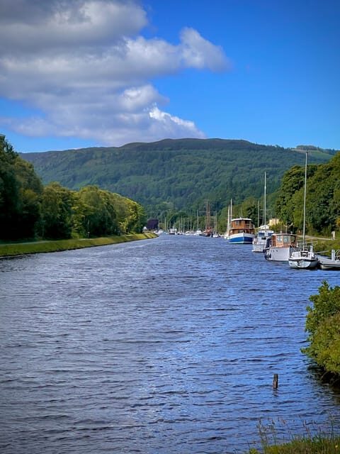 Inverness: Caledonian Canal eBike Tour - Clachnaharry Sea Lock and Hydro Ness: getting toward the Loch Ness feeling