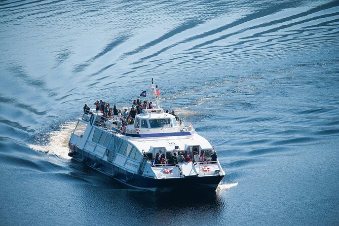 Loch Ness 1-Hour Cruise with Urquhart Castle Views - On the catamaran: comfort, Wi‑Fi, and the inside-vs-outside choice