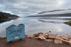 Loch Ness , Heilan Coos ,Great Glen , Fort William and Glencoe - Urquhart Castle on Loch Ness and Highland Cows on the Great Glen