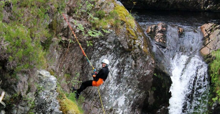 Roybridge, Lochaber: CANYONING - Laggan Canyon - Roy Bridge start: where the day gets real